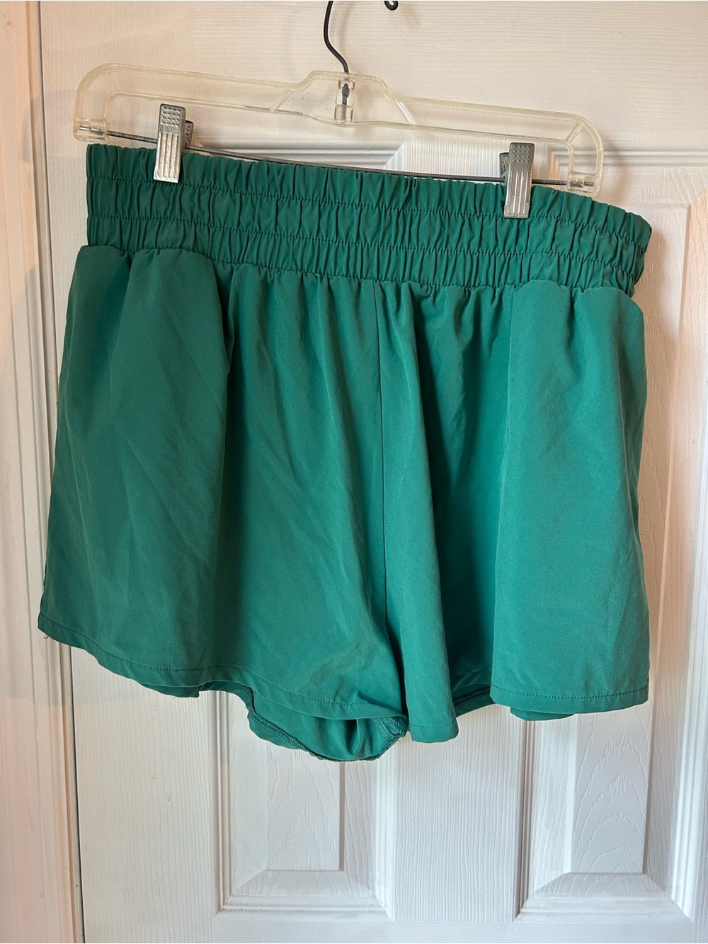 Zella Teal Elastic-Waist Athletic Shorts